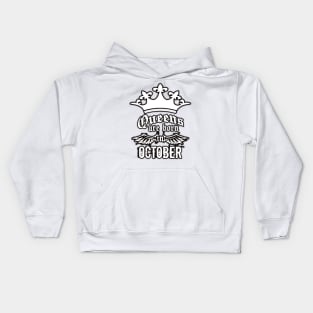 Queens are born in October Kids Hoodie